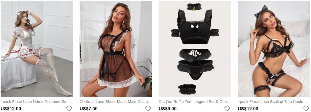 Shein lingerie