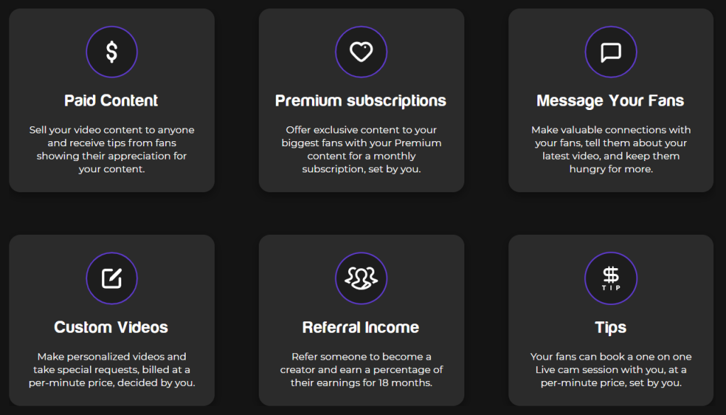 SinParty income sources